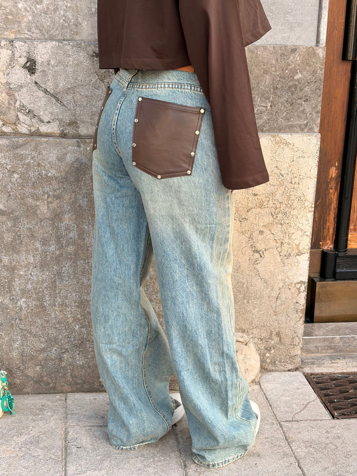 JEANS TASCHE PELLE
