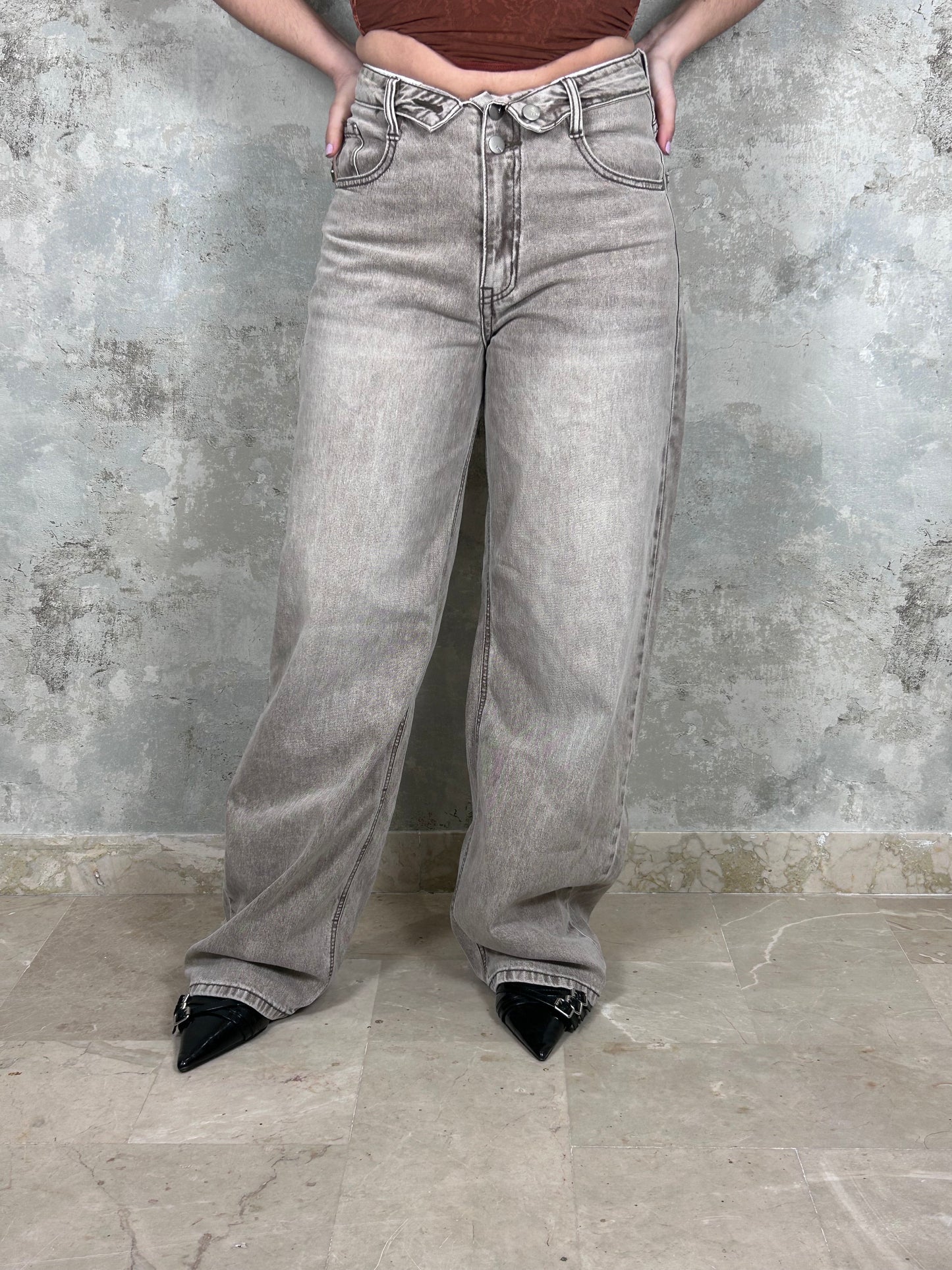 JEANS RISVOLTO