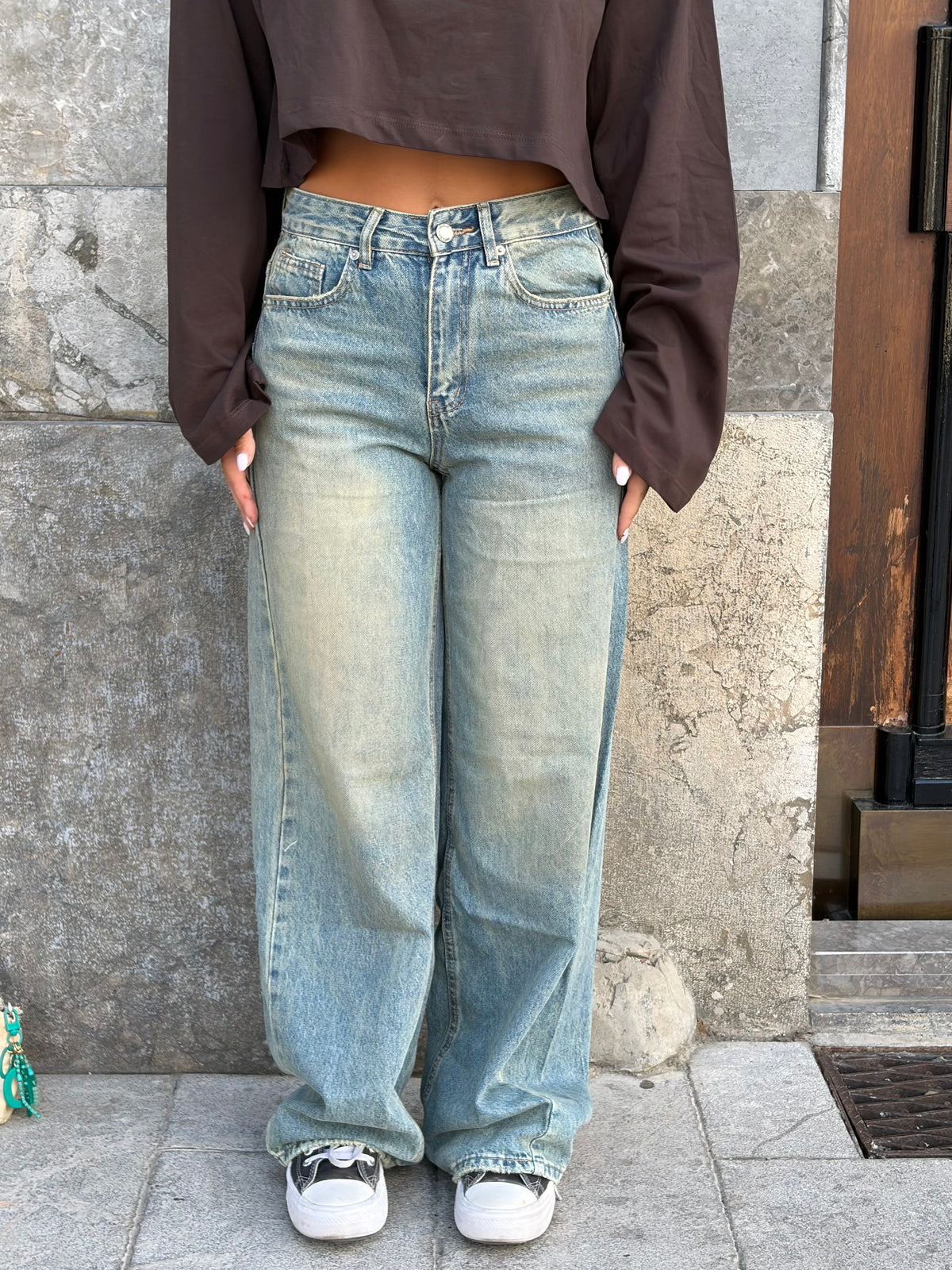JEANS TASCHE PELLE